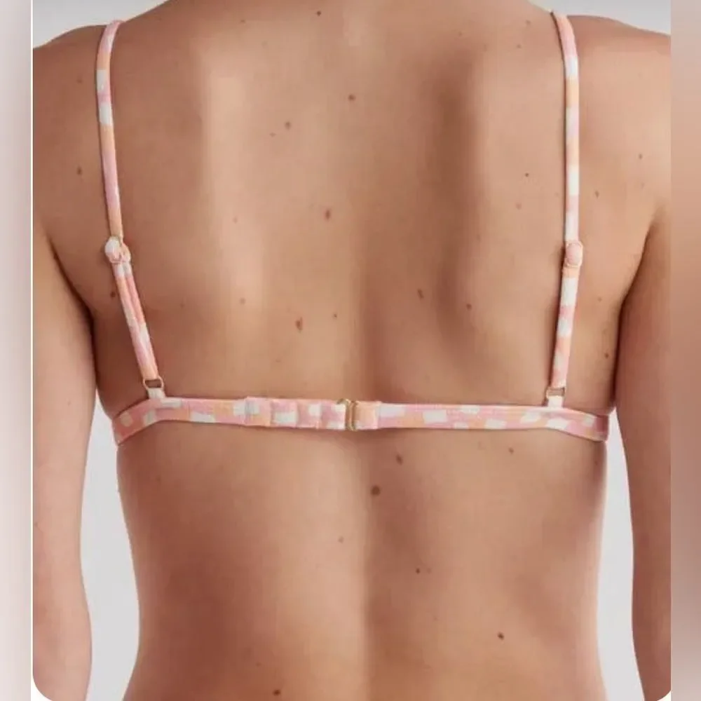 Billabong island song Ceci triangle multicolor bikini top